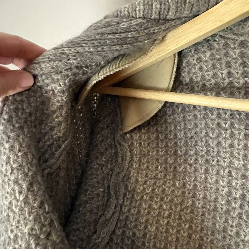 Vintage P.G.E. Wool Mohair Sweater Oatmeal Womens Small Grandmacore Cottagecore - Picture 6 of 11